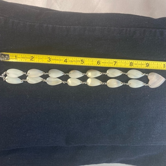 Necklace mother of pearl shell heart - Picture 8 of 16